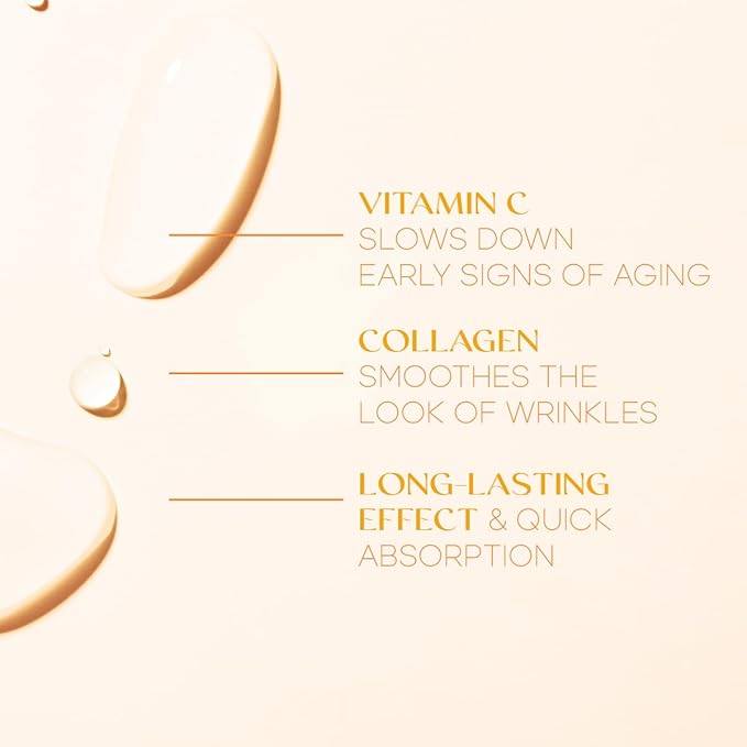 Vitamin C & Collagen Under Eye Patches - Dermatologist Tested - Brightens Dark Circles, Tightens Under Eye Skin, Anti-Aging - Natural Ingredients Korean Skin Care - All Skin Types - 15 Pairs