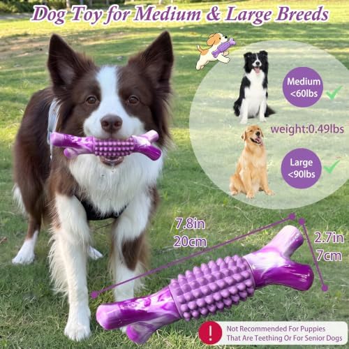 Dog Toys for Aggressive Chewers, Tough Stick Chew Bone