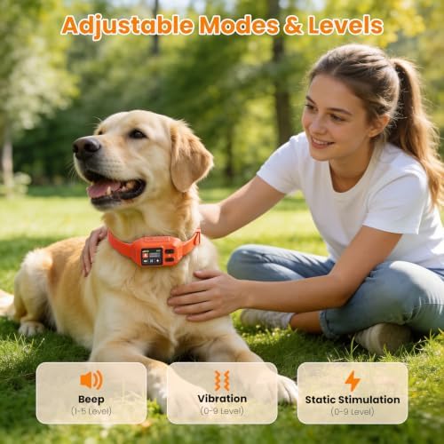 GPS Wireless Dog Fence for Medium Large Dog Custom Boundary No Subscription