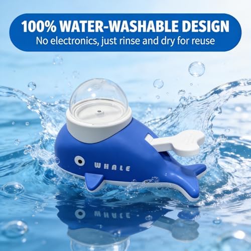 Treat Toys for Dogs, Interactive Puzzle Games Whale Shaped, Cognitive Dog Toys Food Dispenser, for Cat Kitten Puppy Aggressive Chewers, Pet Indoor Training Boredom Exercise