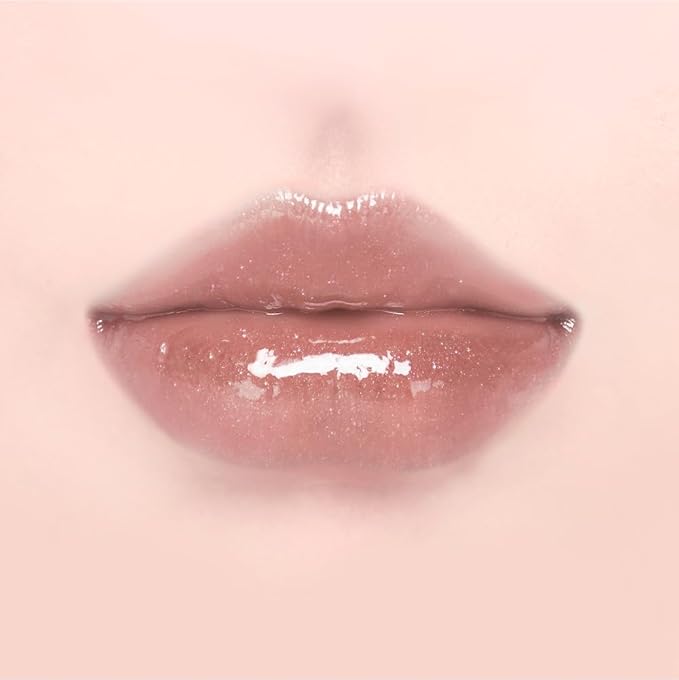 DINTO (Peter & Wendy Collection Pearl-Kissed Plumping Lip Glacé - Moisturizing Lip Gloss, Soft Pearl Shine, Lightweight Texture, Cooling Lip Treatment, Long-Lasting Hydration (122 Neverland, 4ml)