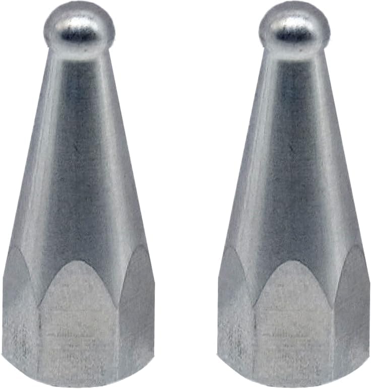 Dogtra Full Titanium Contact Points 1" Set of 2 – Female – for Legacy 200C, 280C, 1900S, iQ MINI/Plus, ARC, Edge, 2300, 2700, T&B & More – Hypoallergenic, Lightweight, for Sensitive Skin