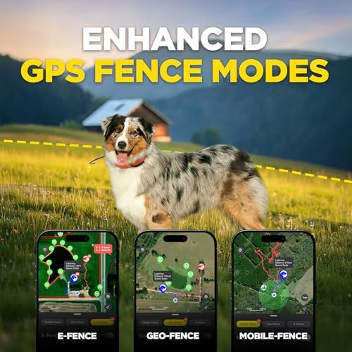 Dogtra Pathfinder 2 GPS Dog Tracker e Collar 9 Mile Long Range LED Light No Monthly fees Free App Waterproof Smartwatch Control Satellite Real Time Tracking Multiple Dogs Smartphone Required