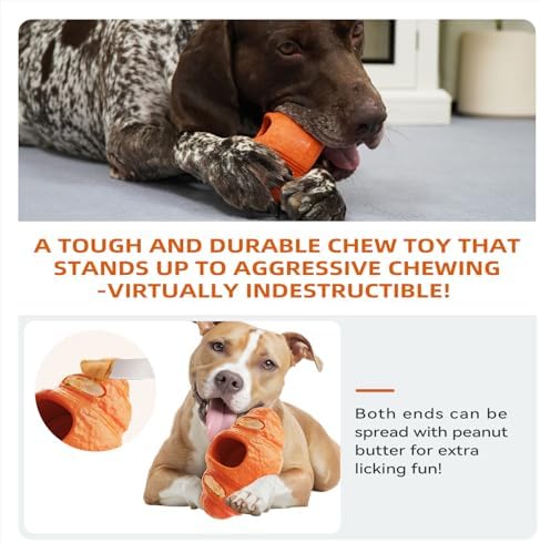 2pack Durable Frozen Dog Chew Toy for Aggressive Chewers