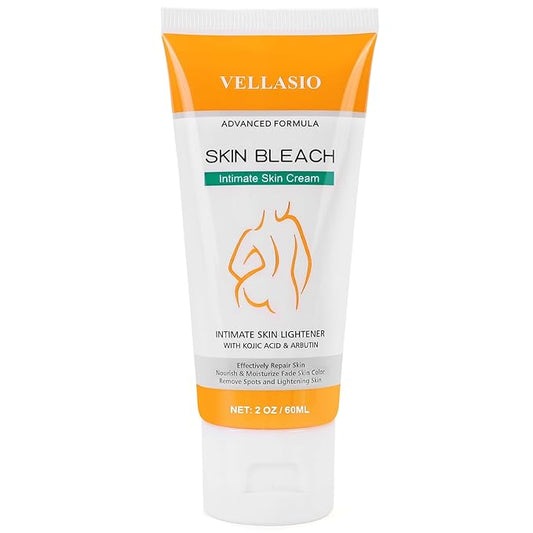 Skin Bleaching Cream, Skin Lightening for Intimate Area, Whitening Cream Underarms, Knees, Elbows, Inner Thigh, Bikini Line, Armpit, Natural Formula Dark Spot Remover