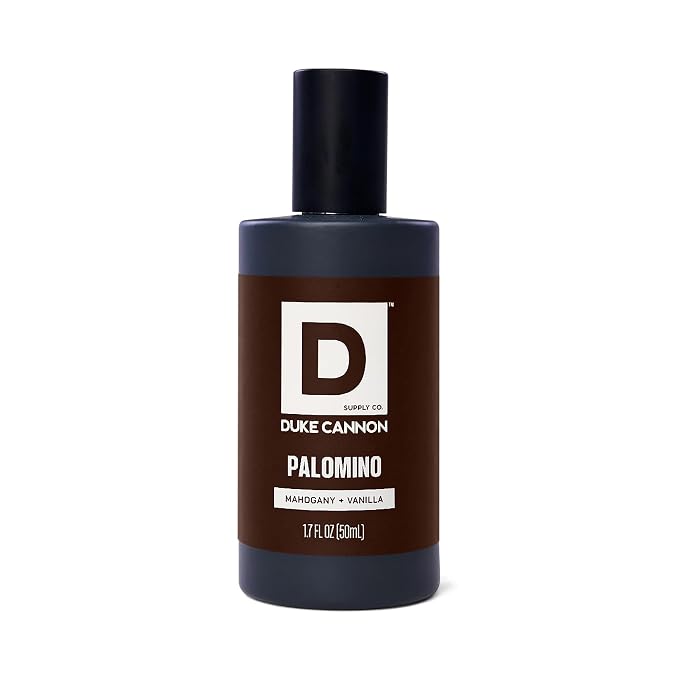Duke Cannon Proper Cologne Palomino | Men's Eau de Parfum | Mahogany and Vanilla | Subtle, Long-Lasting Natural Scent | 1.7 fl oz