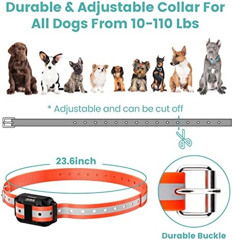 Dog Training Collar with Remote - Large Dog Shock Collar, 3 Pack