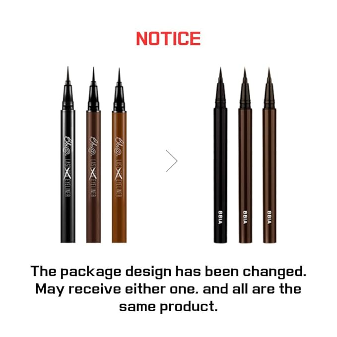 BBIA Last Pen Eyeliner - Waterproof Liquid Pen Eye Liner Long-Lasing Quick Dry Multi-Proof Easy Drawing Ink Tank Type with Precise & Flexible Fine Brush No-Skip Korean Eye Makeup (03 CHOCO BROWN)