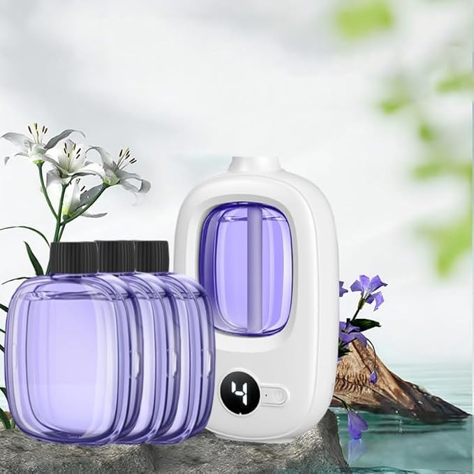 A Aromatherapy Spray Set, Winter humidifier and air freshener Provide Lasting Fragrance for The Home and Effectively Eliminate Odors (Aromatherapy Diffuser +（Lavender） 3pc)