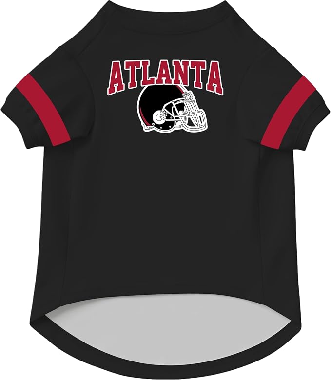 Atlanta Dog Clothes Personalized Pet Jersey T-Shirt Custom Name Number