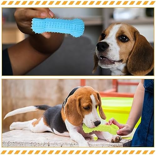 Jenaai 50 Pack Teething Toys for Puppies, Soft Chew Dog Set Small Dogs