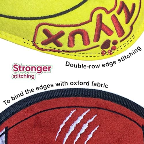 Squeaky Flying Discs for Small Med Dogs 2-Pack Fetch Gear