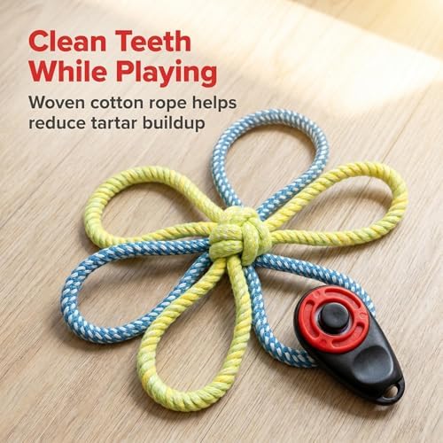 Heavy Duty Dog Rope Toys for Large Breed Aggressive Chewers, Indestructible Teeth Cleaning Tug of War Toy