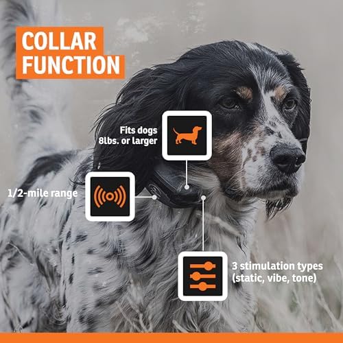 SportDOG FieldSentinel 825 Remote Trainer, Half-Mile Range, Health Alerts