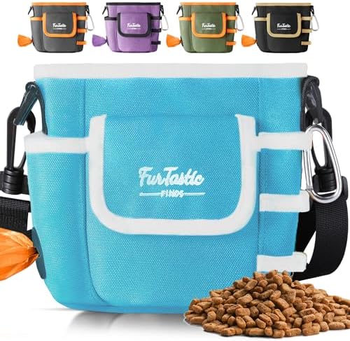 Dog Treat Pouch with Magnetic Closure for Pet Training