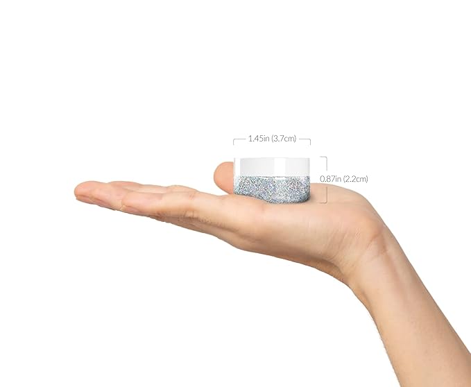 MARBLERS Twinkle Face & Body Glitter [Flamingo] 0.18oz (5g) | Fine | Non-Toxic | Vegan | Cruelty-Free | Festival, Rave & Party Makeup | Eye, Hair, Nail Polish, Eyeshadow | Nail Art | Gel Nail