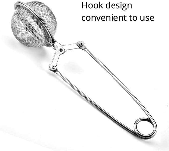 TraderPlus 2 Pack Stainless Steel Loose Leaf Tea Infuser Mesh Strainer Ball with Handle