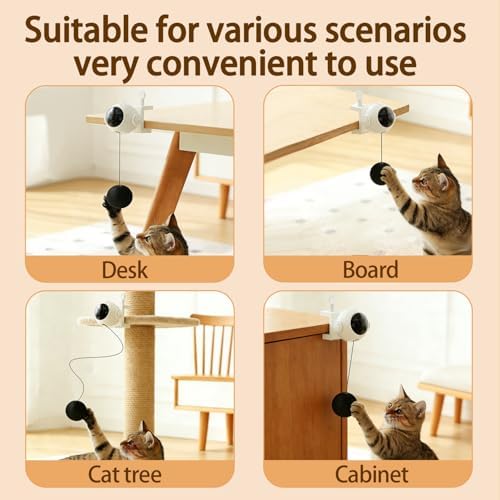 Automatic Interactive Cat Toy Electronic Self-Play Lifting Ball