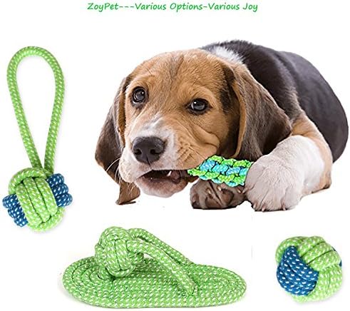 Dog Toys Flying Disc Rope Toy Chew Toys 2 Pack for Dogs Flying Discs Training Cotton Rope-Dog Toy Pack Set DT1-2P