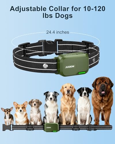 Dog Shock Collar - 4500FT Dog Training Collar with Remote for 10-120lbs Dog | IPX8 Waterproof Electric Dog Collar with 4 Training Modes, Security Lock, Rechargeable eCollar for Small Medium Large Dogs