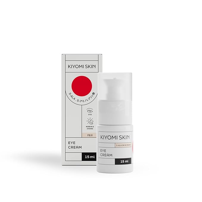 Under Eye Cream - Hydrating Eye Moisturizer with 5-ALA, Ceramides & Peptides for Dark Circles, Puffiness, Fine Lines - Fast-Absorbing Treatment for Sensitive Skin - Made in Germany