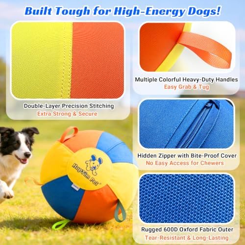 Hap Tim Upgraded Heavy Duty 30" Herding Ball for Dogs Horse Thicken Bladder