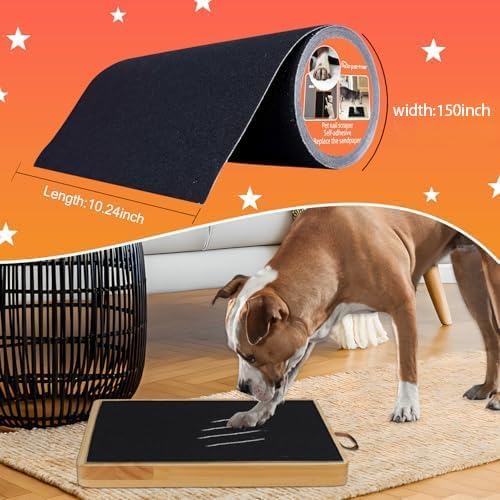 Dog Door Scratch Protector, Black, 10in*12.5ft