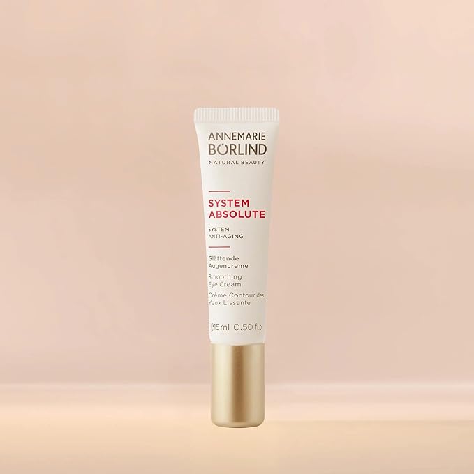 ANNEMARIE BÖRLIND - SYSTEM ABSOLUTE Smoothing Eye Cream - Vitamin C, Darutoside and Caffeine Eye Wrinkle Smoothing - Tones, Plumps, and Rejuvenates - 0.5 Fl Oz