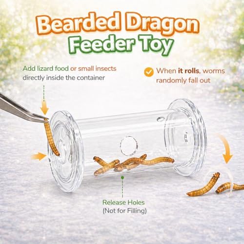 Bearded Dragon Toy - Reptile Enrichment Interactive Feeder Toy