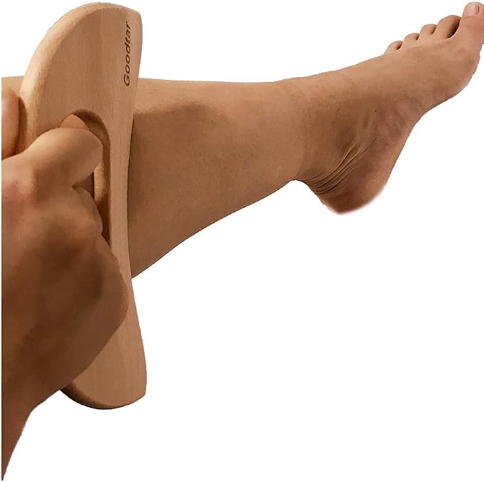Wooden Cellulite Massager, Body Guasha Tool Wooden Guasha Tool for Body Guasha Wood Stick Massage Tool Lymphatic Drainage Body Muscle Relaxing- Wood Therapy Release Back Legs Shoulder Pain