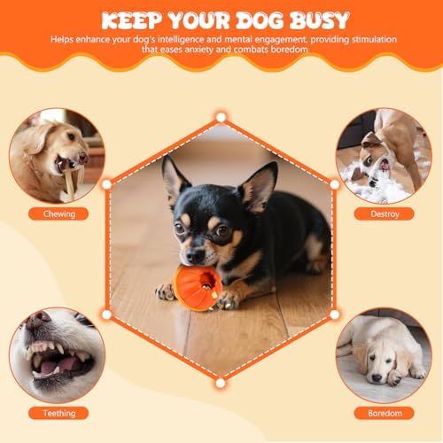 Yummy Sam Frozen Treat Dispensing Dog Toy Ball for Aggressive Chewers