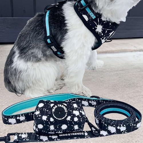 WAG TRENDZ Dog Bag Holder | Poop Bag Dispenser For Leash | Splatter Swagger
