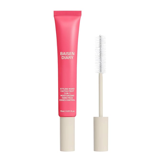Hair Cactus Fruit 3-in-1 Hair Styling Cream & Flyaway Taming Wand – Sleek Finish, Frizz Control, Edge Smoothing & Hair Shine | Natural Oils Formula | Lightweight, Non-Greasy, Travel Size Styling Stick