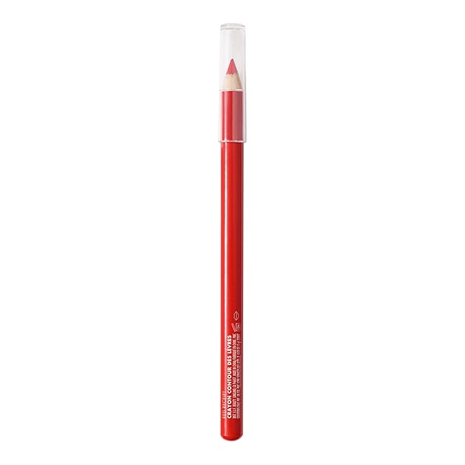 e.l.f. Cream Glide Lip Liner, Highly-Pigmented Pencil For Shaping & Sculpting Lips, Semi-Matte Finish, Vegan & Cruelty-Free, Red Receipt