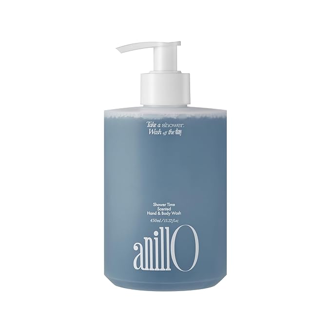 Shower Time Scented Body Wash - Vegan Hand & Body Cleanser with Ceramide & Botanical Oils, Blue Agave Scent, Free from Paraben, Sulfate, Silicone, 15.22 fl.oz