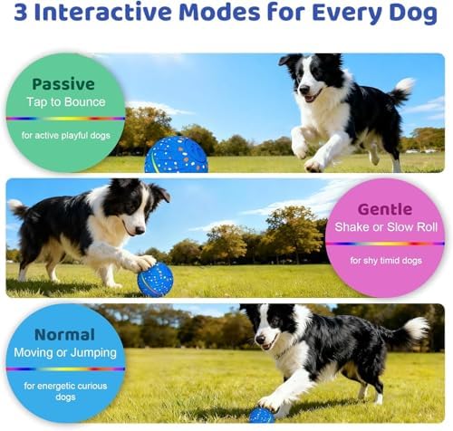 Smart Interactive Dog Toys Ball for Aggressive Chewers Small Medium Dogs