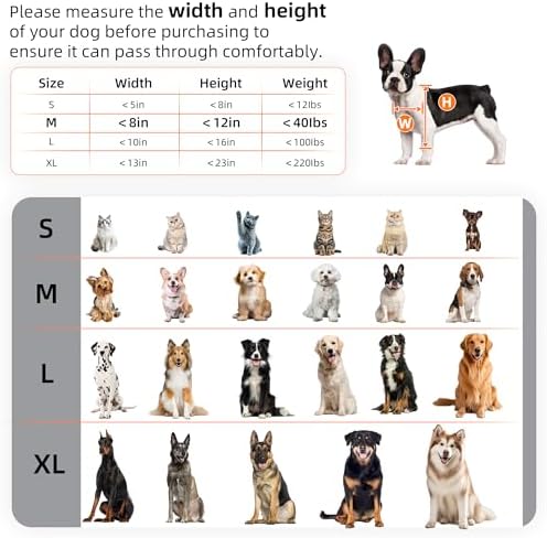 MIAOTONG Steel Dog Door for Wall, 3-Flap, Sturdy and Durable, Medium | Energy Efficient Pet Door with Steel Frame, Telescoping Tunnel,Never Rust Ruff Weather Doggie Door（Pets Up to 40 Lb）