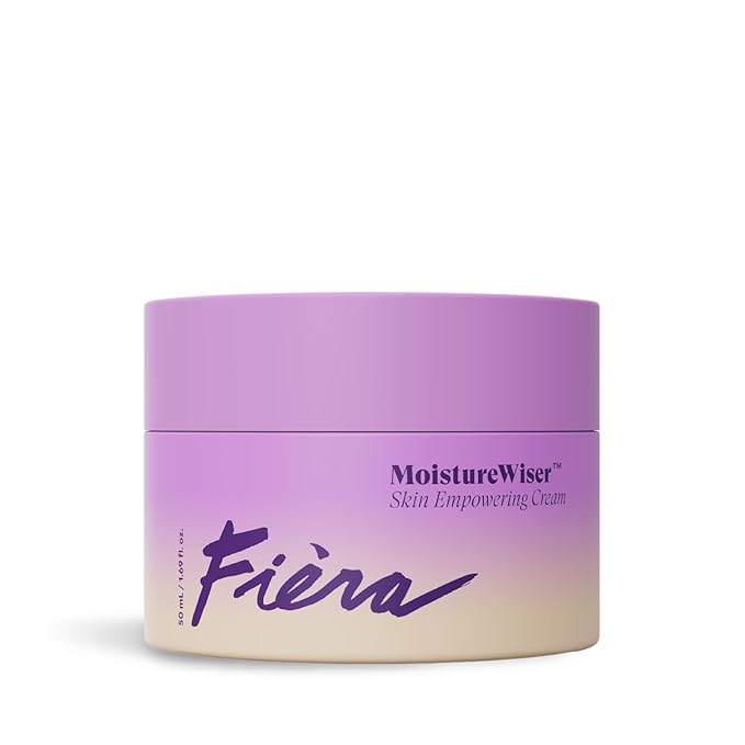 FIÈRA MoistureWiser – Anti-Aging Face Moisturizer for Mature Skin – Hydrating Face Cream with Peptides to Firm & Smooth – Facial Moisturizer, Face Lotion & Skin Care – Day & Night – 1.69 fl oz