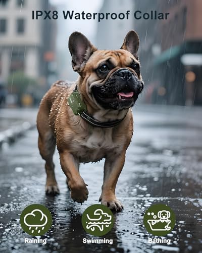 Dog Shock Collar - 4500FT Dog Training Collar with Remote for 10-120lbs Dog | IPX8 Waterproof Electric Dog Collar with 4 Training Modes, Security Lock, Rechargeable eCollar for Small Medium Large Dogs