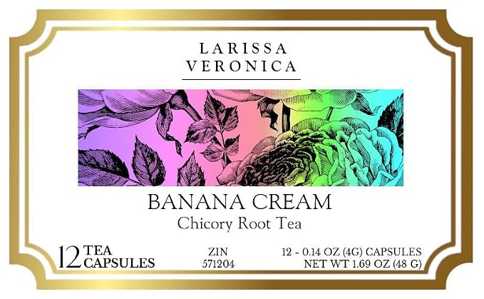 Banana Cream Chicory Root Tea (Single Serve K-Cup Pods) (12 pods, ZIN: 571204)