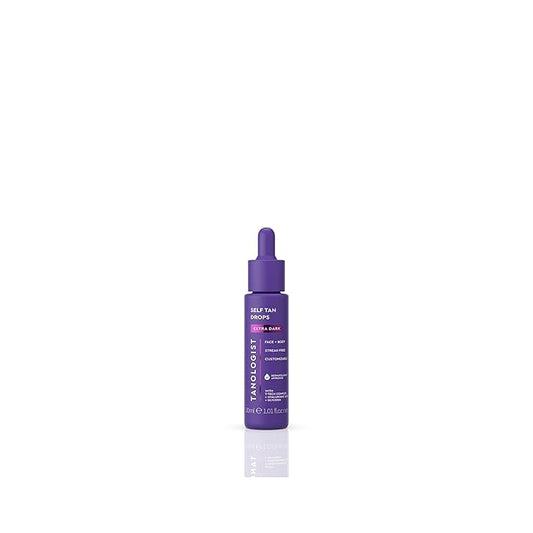 Tanologist Extra Dark Self Tan Drops, Streak-Free Body & Face Tanning Drops, No Fake Tan Smell, For Moisturizer & Lotion, Bronzing Face Tanner, Skincare Ingredients, Vegan, 1.01 fl. oz/30 ml Bottle