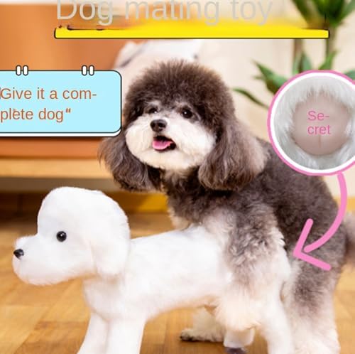 Simulation Humping Dog Toy, Male Dog Silicone Mating Toy, Dogs Interactive Sleeping Toys, Pet Dog Partner Toy (B, 7.09in)