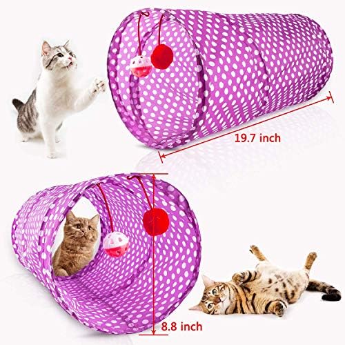 MIBOTE 35" Cat Scratching Post with Bed & Toys Palm Tree Cat Tower