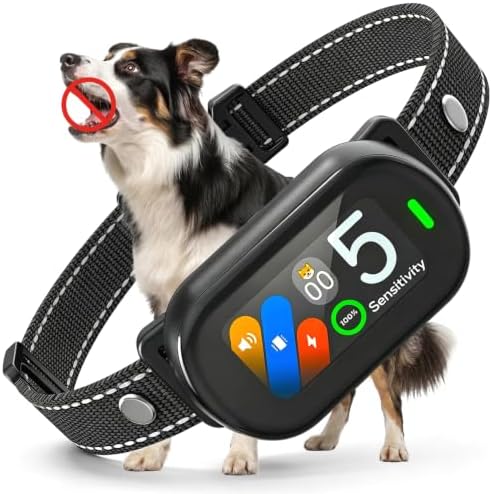Dog Bark Collar for Small Medium Large Dogs, Anti-Bark, 5 Modes, Waterproof