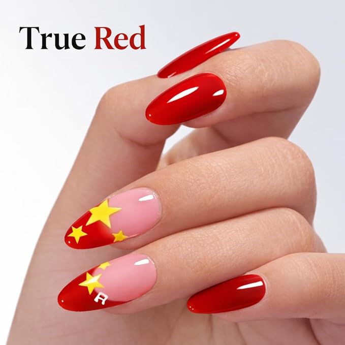 AZUREBEAUTY Red Nail Polish Burgundy Quick Dry Natural Infinite Shine Nail Lacquer Fingernail Polish Strengthening Treatment Kit Salon-Quality for Women Valentine's Day Gift