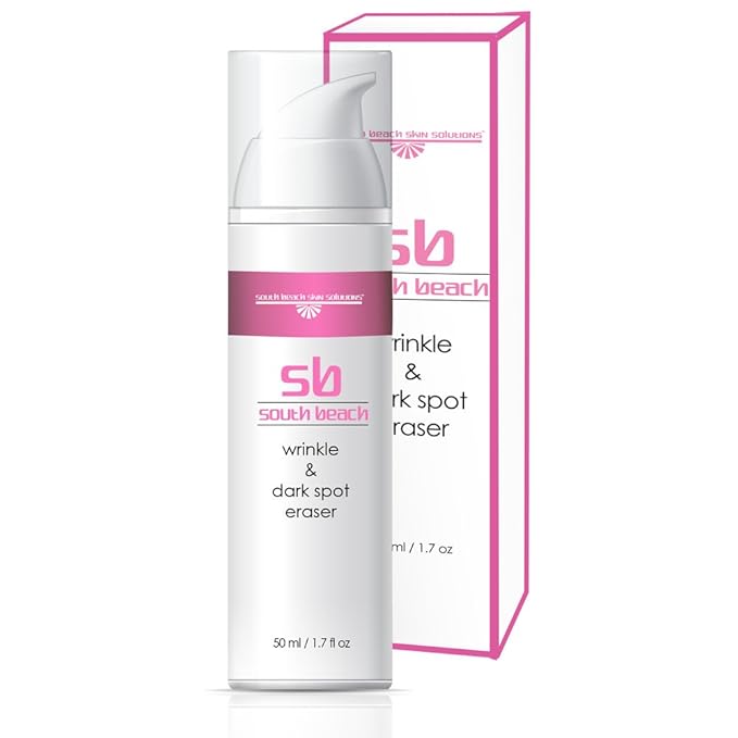 South Beach Salon Strength Anti-Aging Wrinkle Cream – Neck Firming & Skin Tightening Formula with Hydrating Care for Fine Lines, Sun-Exposed Areas & Mature Skin, 50ml