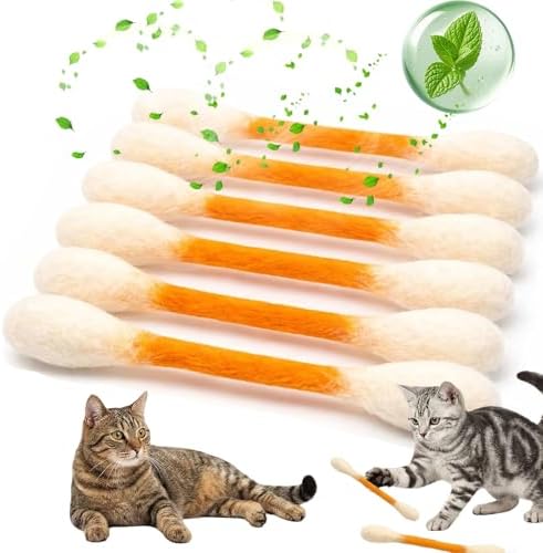 Giant Cotton Swabs Cat Toys with Catnip 6 Pk (B)