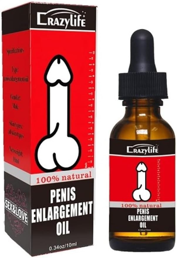 Enlargement Massage Oil for Men, Male Enlarge Growth Oil Fast Biger Thick Long by CrazyLife for Men Increase Oil 10ML-F361