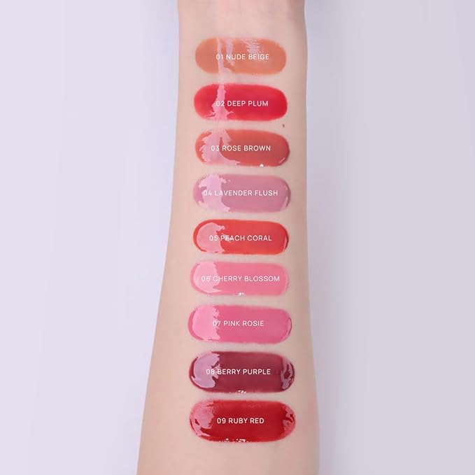 House of Hur Moist Ampoule Blusher with 50% Moisture Essence | Hydrating & Long-Lasting Blush | 0.68fl.oz (9 Shades) (Deep Plum)
