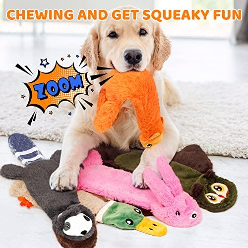 No Stuffing Dog Squeaky Chew Toy Water Bottle for Small Medium Large Breed
